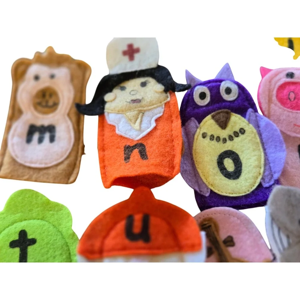 Handmade felt finger